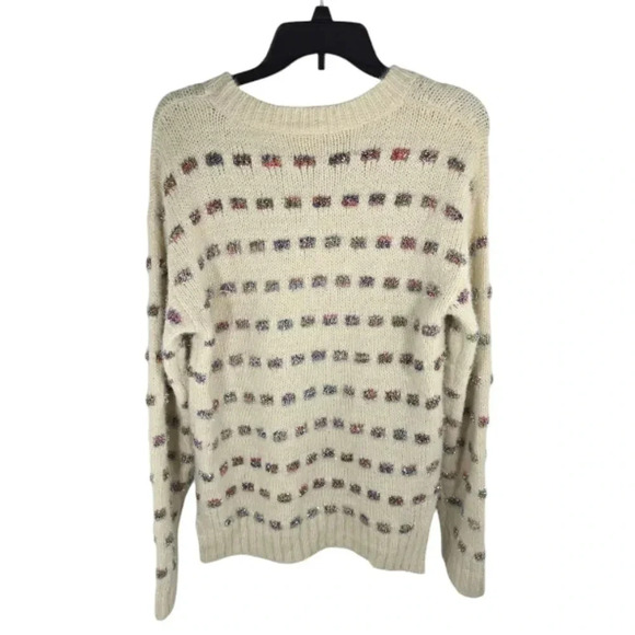 {Anthropologie} Moth Metallic Check Sweater - Picture 5 of 12